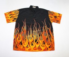 Orangefarbenes Hemd mit