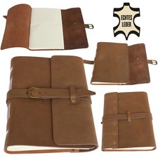 VINTAGE Echtes Leder A5