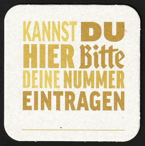 Bierdeckel bitburger - |,