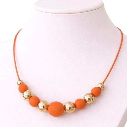 Damen kette orange - kette,