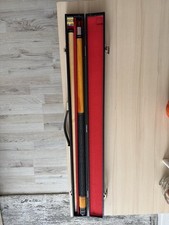 Billardqueue im Koffer – 2-teilig – Holzgriff mit Schnitzmuster – inkl. Kreide?