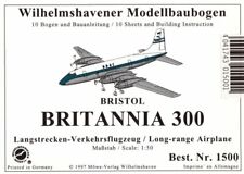 Wilhelmshavener Modellbaubogen 1500 - Bristol Britannia 300 - 1:50