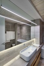 Großer Wandspiegel 4 mm Sicherheit gestützt abgeschrägtes Glas Zuhause Fitnessstudio Tanzstudio 5 Fuß...