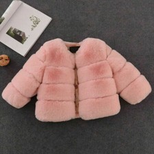 Kinder faux fur parka - faux, mantel