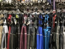 Hosenträger 40 mm breit versch EXTRA STARK Y- Hosenträger 4 Clips Neu