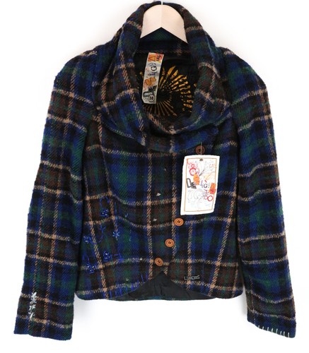 Desigual damen jacke blau - m,