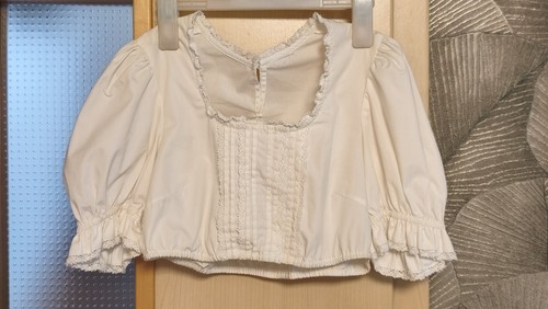 Dirndlbluse weiß 36 - gr.,