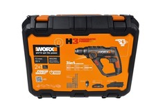 WORX Bohrhammer Bohrmaschine WX390 SDS-plus 20V mit Akku und Ladegerät