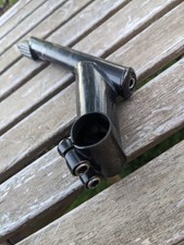 LEADTEC Stahl Schaftvorau schwarz 1  1/8" Zoll Klemmung 25,4 mm steil hoch