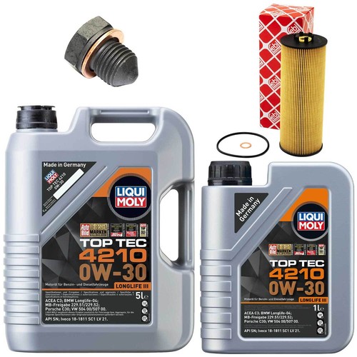Motoröl filter set - filter, 0w-30
