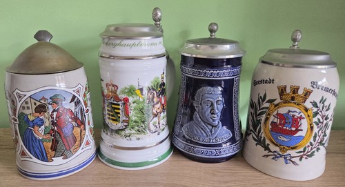 Steingut deckel bierkrüge - steingut-deckel-bierkrüge,