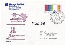 Die neue EUROPA Hapag Lloyd Gala-Jungfernreise Afrika mit Paquebot-Stempel