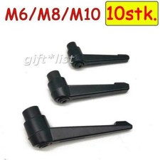 10 Stück M6 M8 M10 Klemmmutter Verschlusshebel Spannhebel Spanngriff Klemmgriff