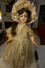 Kostbarkeit  original antikes Puppenkleid für edle Puppen Jumeau, Bru, 40 cm