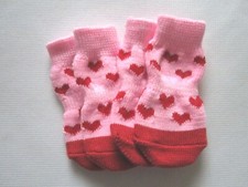 XS - L Hunde Socken 4er Set Antirutsch Sohle Pfotenschutz Leckschutz Wedel shop 