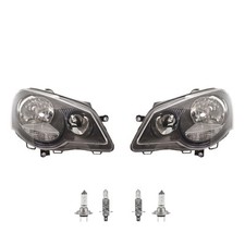 Scheinwerfer Set Halogen passend für VW Polo 02 9N 05-12 mit H7 H1 Links Rechts