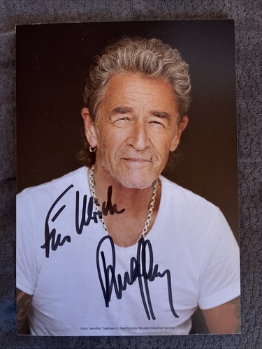 Autogrammkarte peter maffay - autogrammkarte,