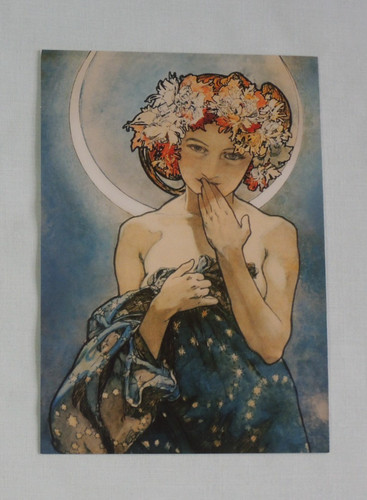 Postkarten alfons mucha - 1x,
