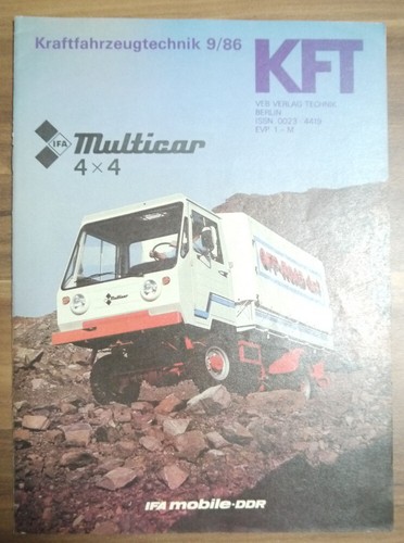September 1986 kft multicar - kft,