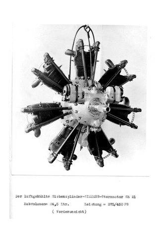 Siemens flugzeug motor - sh,