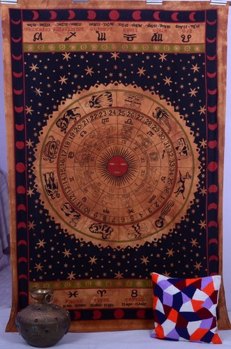 Zodiac horoskop wandteppich - zodiac,