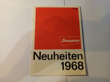 Graupner - Gesamt Katalog für das Jahr 1968 (meist um die 24 Seiten)