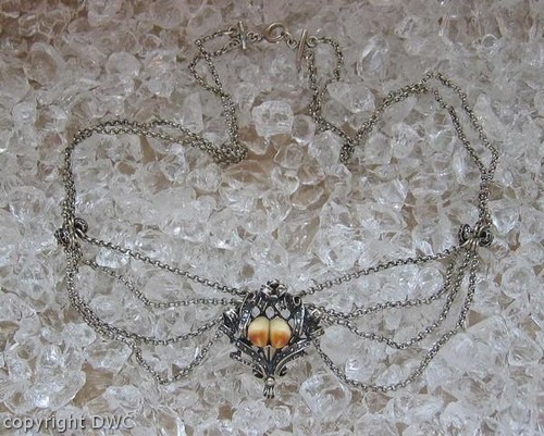 Hals kette collier - kette, mit