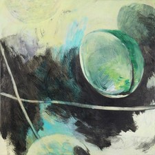 EVA SABBOUH GEMÄLDE ACRYL EXPRESSIV ABSTRAKT FRUCHT NATUR DÜSSELDORF VP: 800€*