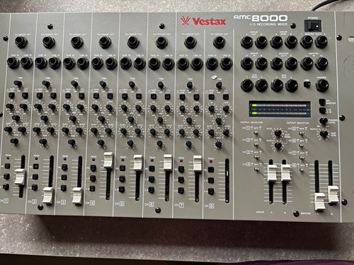 Vestax rmc8000 recording - rmc8000, i/o