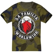 T-Shirt Schweden Tarn Camo La Familia FCK WORLDWIDE Bruderschaft Respect Lifesty