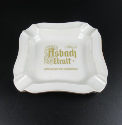 Ashtray advertising asbach - advertising,