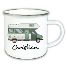 Emaille Tasse mit Name