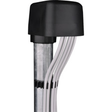 Mastkappe für Antennenmast Ø48-60mm mit Kabeldurchführung für 10 Kabel