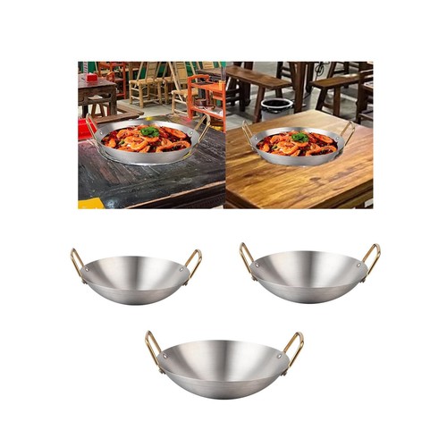 Edelstahl wok fry pan - wok,