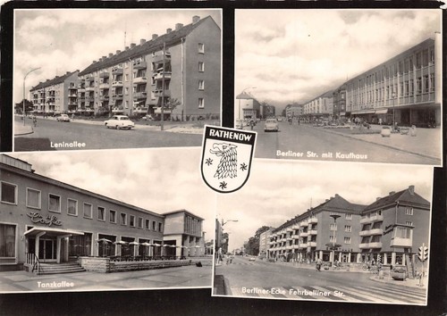 Rathenow mehrbildkarte gl1966 - rathenow,