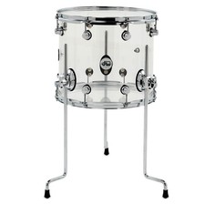 DW Design Acryl FloorTom 18"x16", Clear