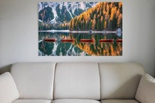 Leinwandbild Pragser Wildsee