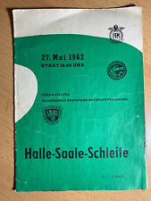 Rennprogramm Halle Saale Schleife Rennen 1963 Programmheft DDR Programm