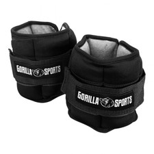 GORILLA SPORTS® Gewichtsmanschetten 2er Set Laufgewichte Fuß- und Handgelenke