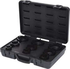 KS TOOLS Nutmuttern-Schlüssel-Satz, Zapfen aussen liegend, 9-tlg