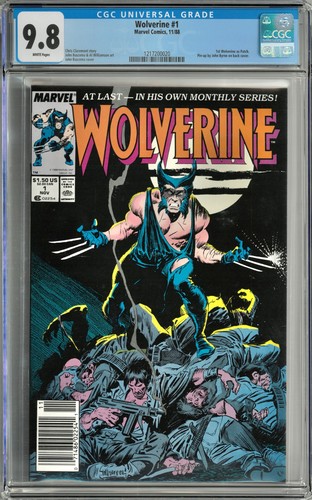 Wolverine cgc 8 universal - wolverine, 9.8