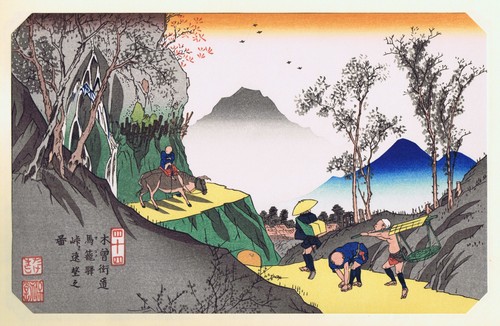 Hiroshige eisen kisokaido - -,