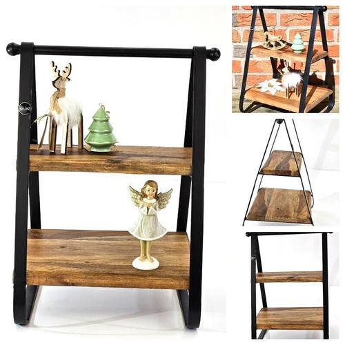 Beistelltisch regal teak mango - regal,