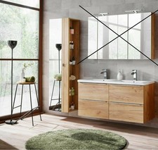 Badmöbel Set CAPRI EICHE GOLD