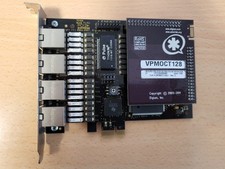 Digium 5 TE420 Asterisk 5VPMOCT128LF VPMOCT128 Quad T1/E1 PCIe w. AntiEcco board