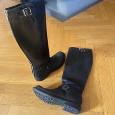 PRIMEBOOTS Stiefel Biker high 38 UK 5 Schwarz