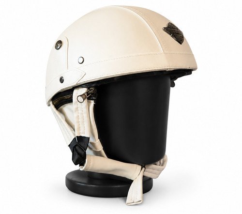 Retro motorrad halbhelm leder - retro,