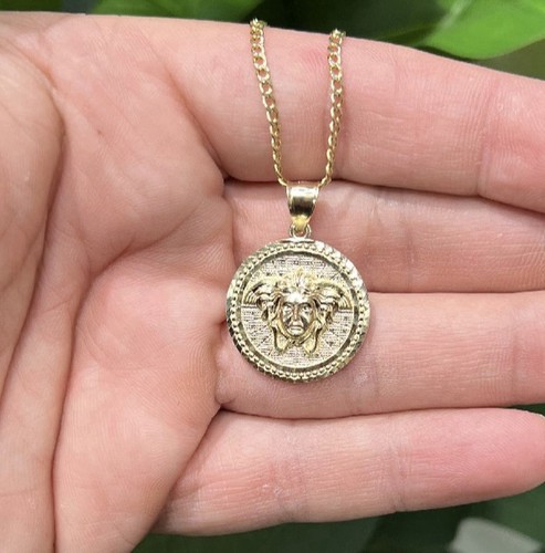 10kt gelbgold medusakopf - gelbgold,