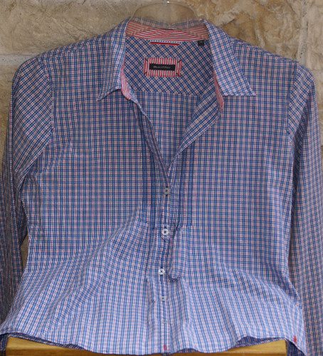 Marc polo bluse weiß blau - bluse,