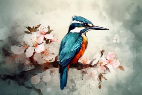 Aquarellmalerei eines